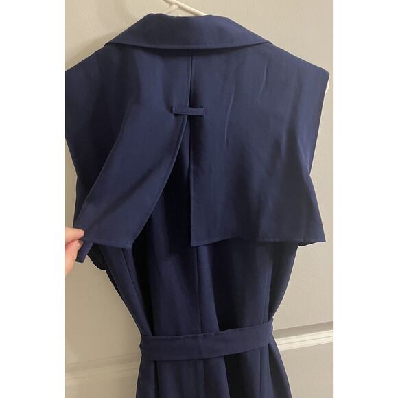 NWT Lane Bryant Size 18 / 20 Woman's Navy Blue Sleeveless Dress Pockets - Picture 5 of 10